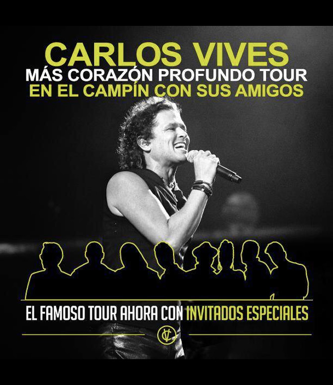 CARLOS VIVES EN EL CAMPÍN CON SUS AMIGOS