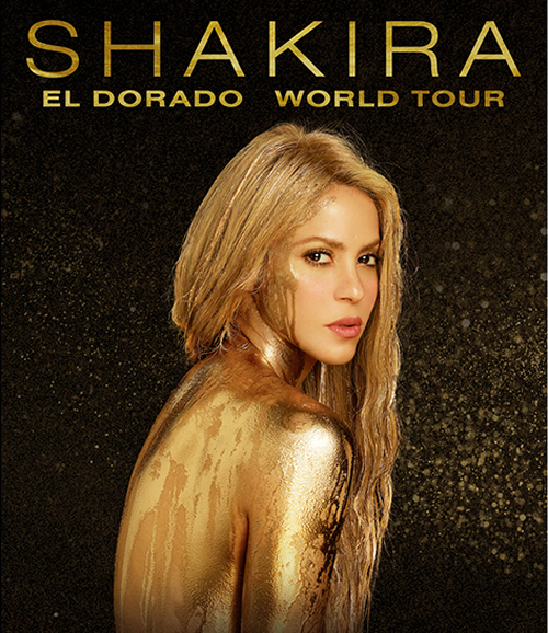 SHAKIRA EL DORADO WORLD TOUR 2018